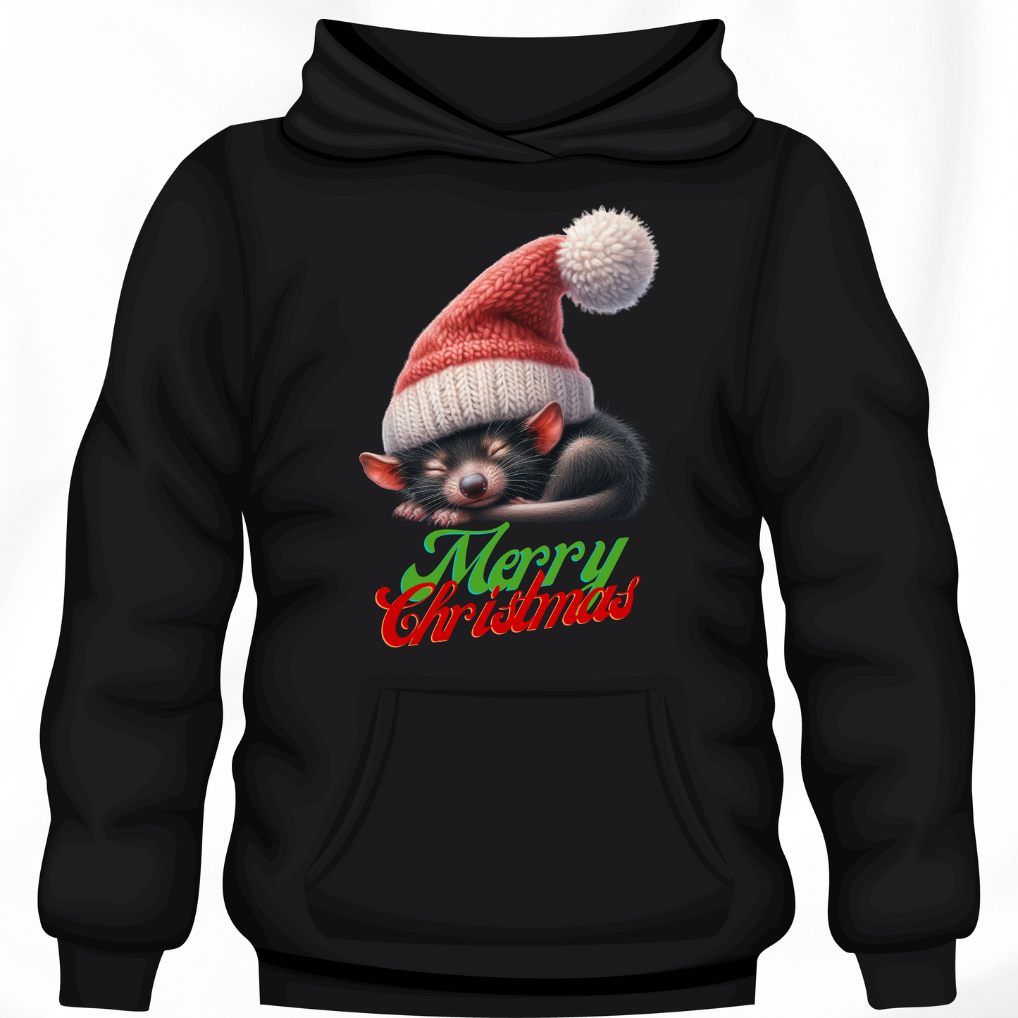 Christmas Native Wildlife Babies Hoodies