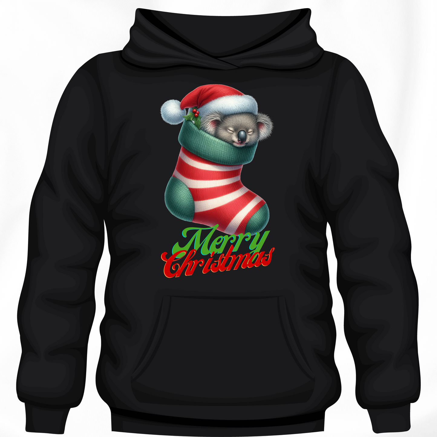 Christmas Native Wildlife Babies Hoodies