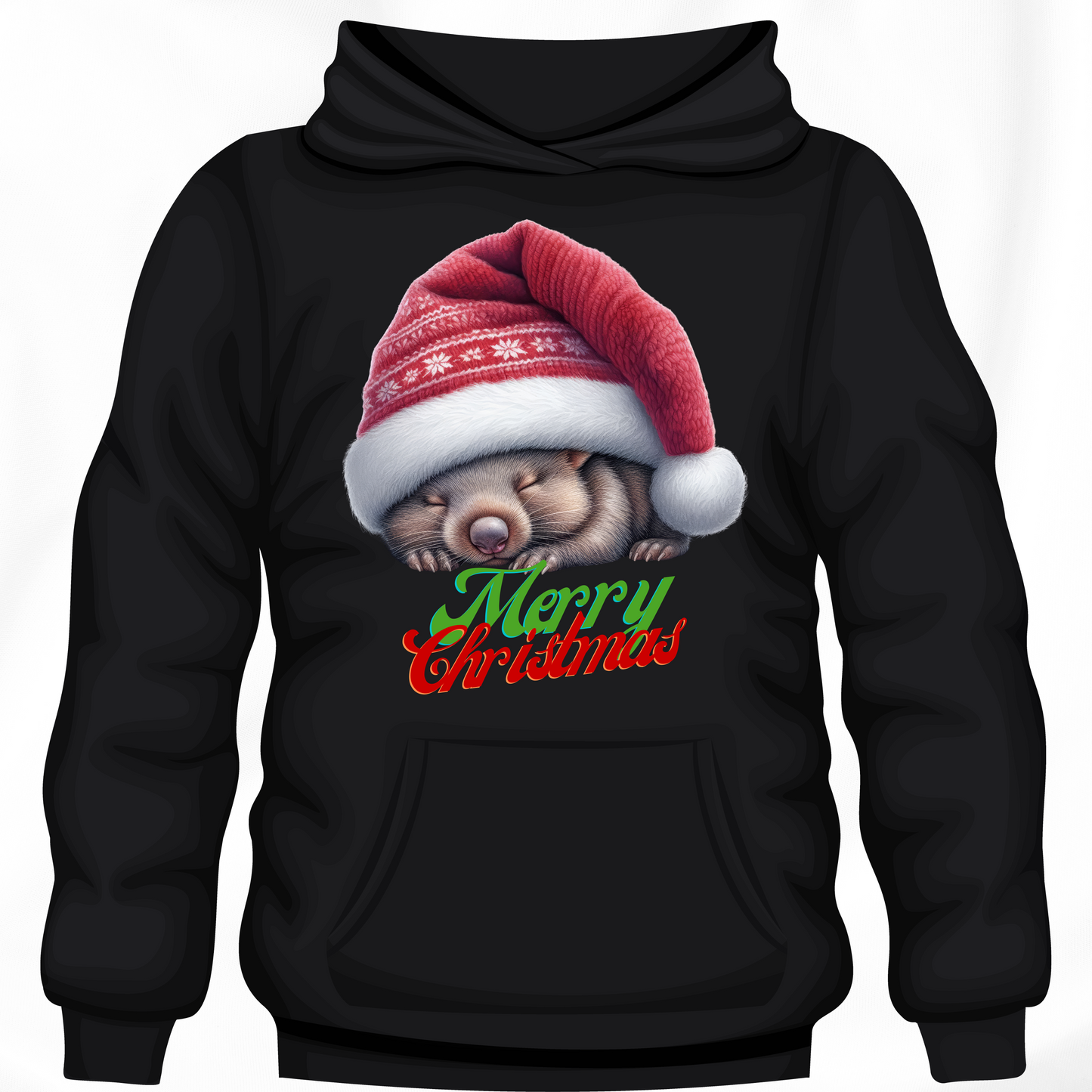 Christmas Native Wildlife Babies Hoodies