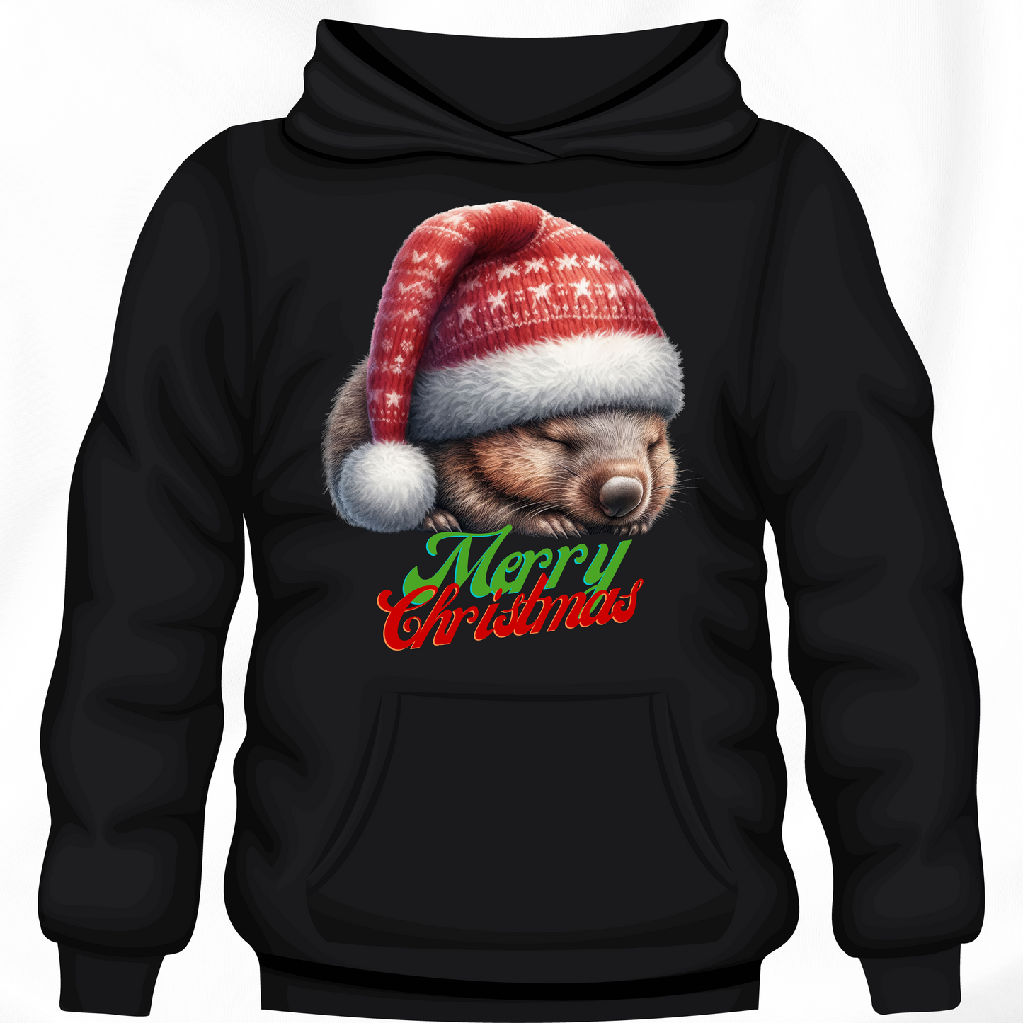 Christmas Native Wildlife Babies Hoodies