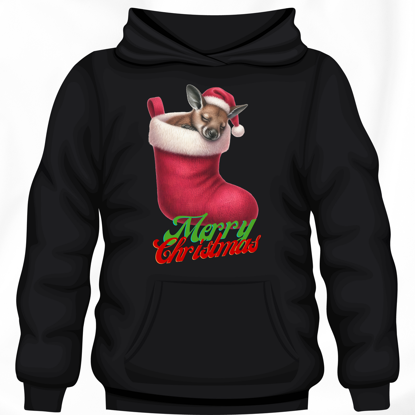 Christmas Native Wildlife Babies Hoodies