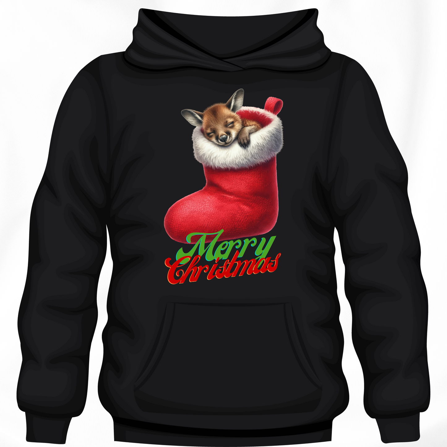 Christmas Native Wildlife Babies Hoodies