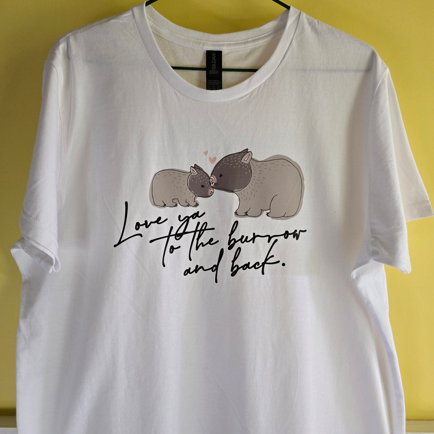 Women's "Love ya to the burrow & back" T shirts