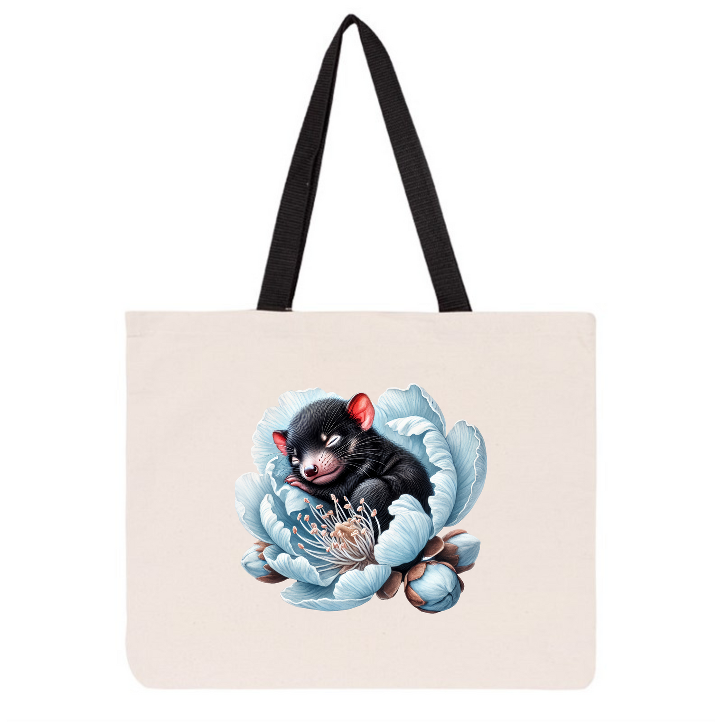 Large Tote Bag - Tassie Devil