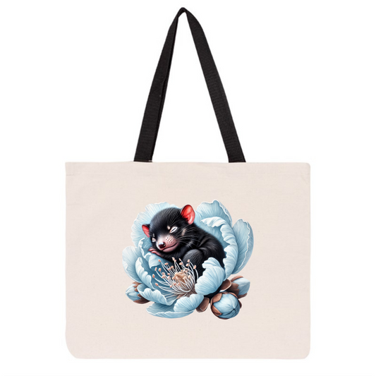 Large Tote Bag - Tassie Devil