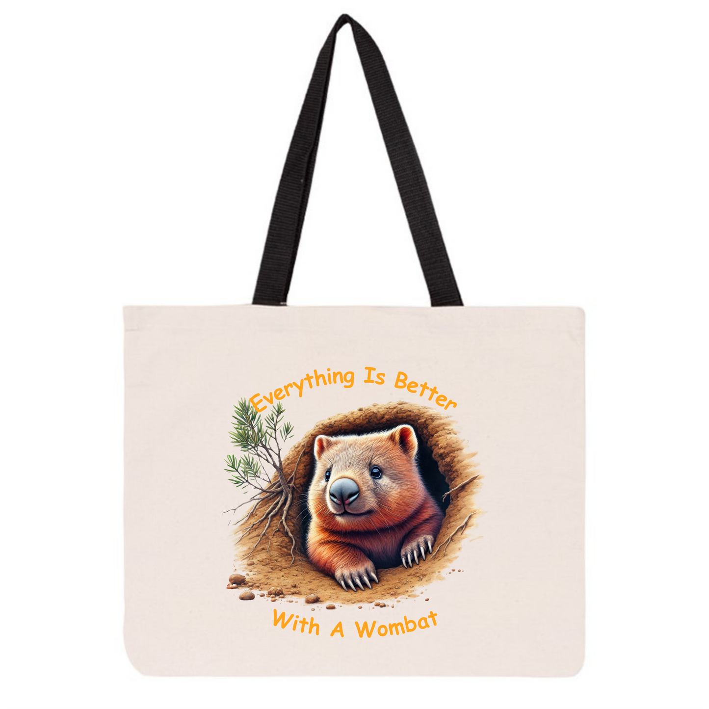 Large Tote Bag - Wombat