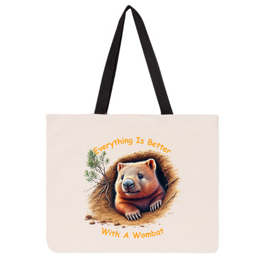 Large Tote Bag - Wombat
