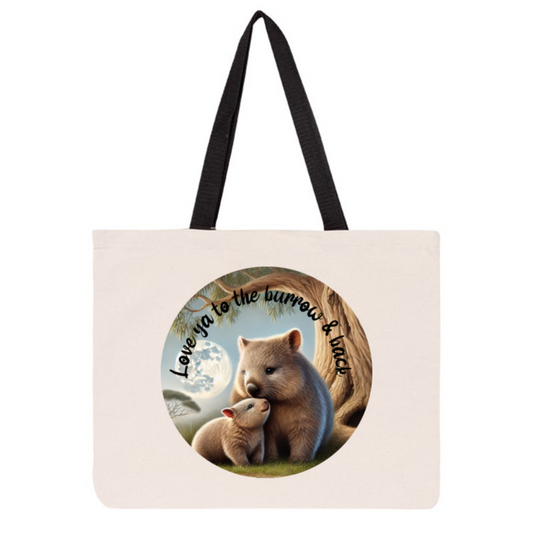 Large Tote Bag - Wombat LYTTBAB