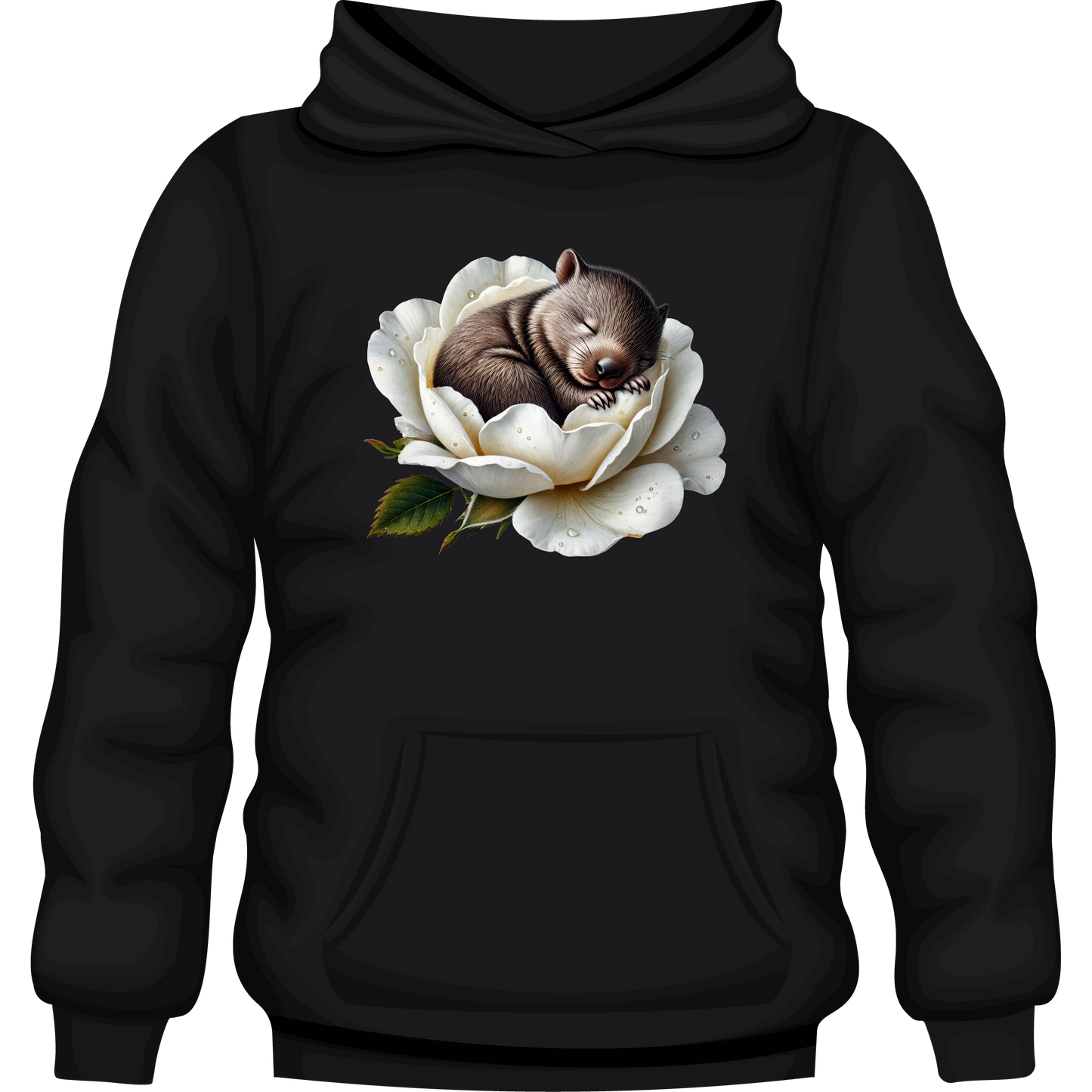Flower Baby Wombat Hoodie