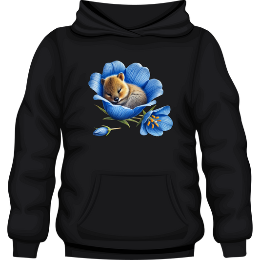Flower Baby Quokka Hoodie