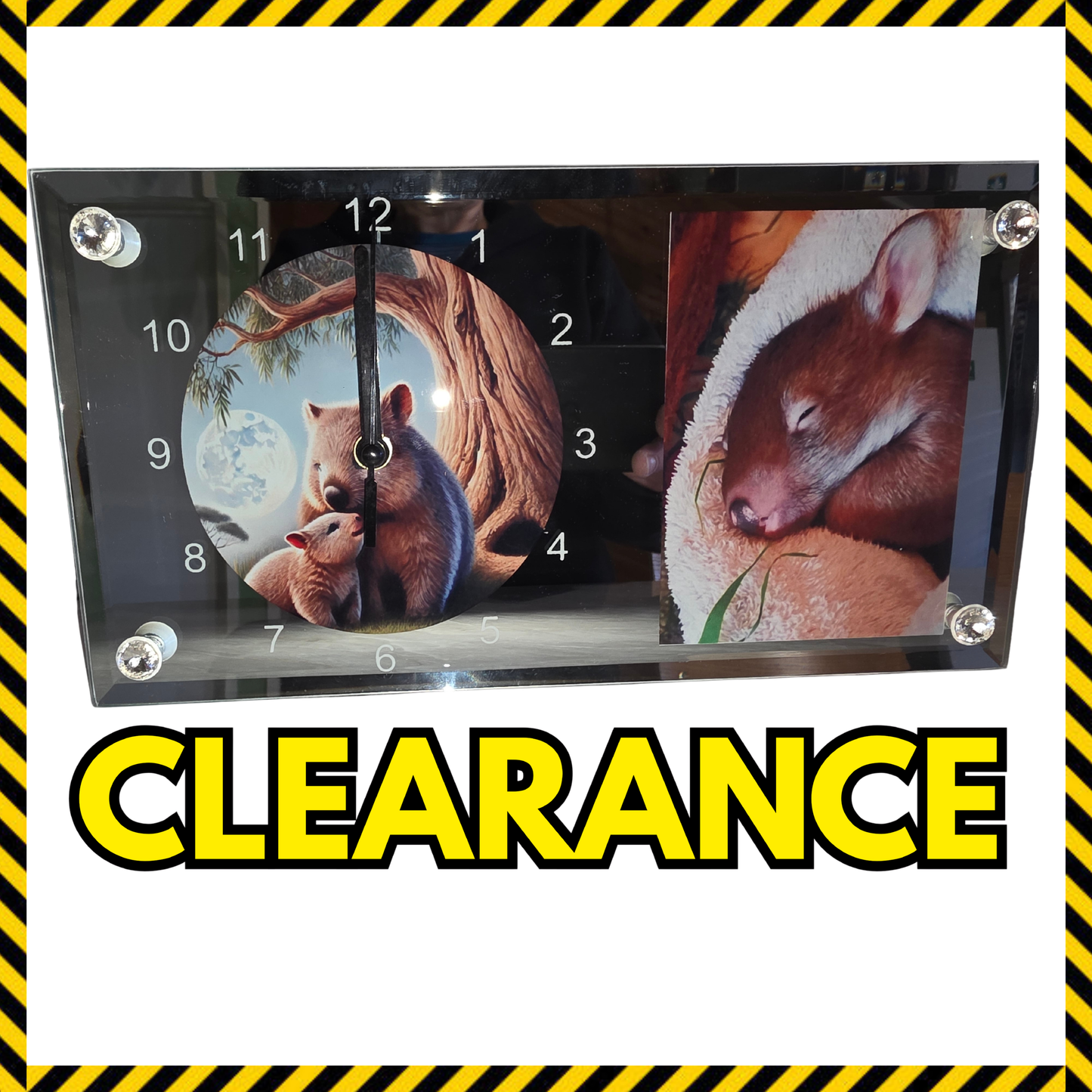(Clearance) Wombat Wisdom Clocks