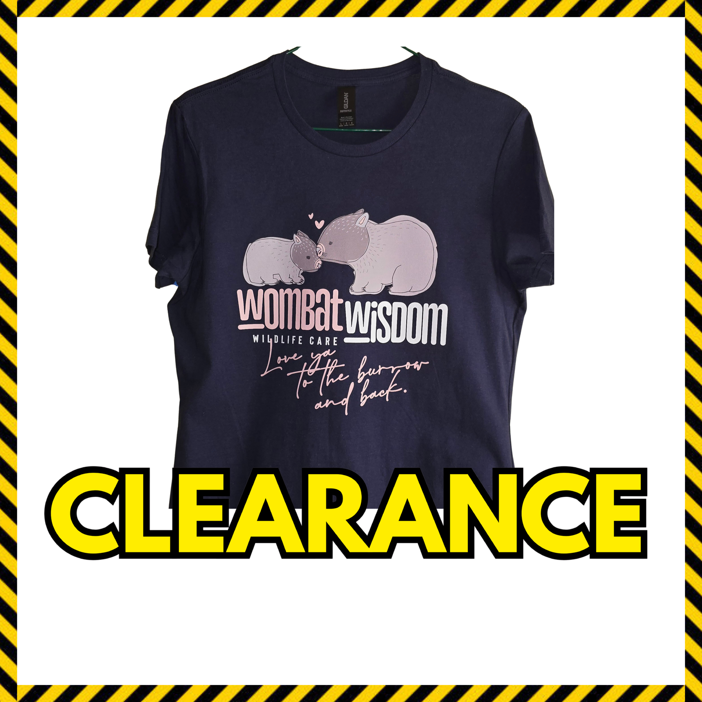 (Clearance) Women's "Love ya to the burrow & back" T shirt