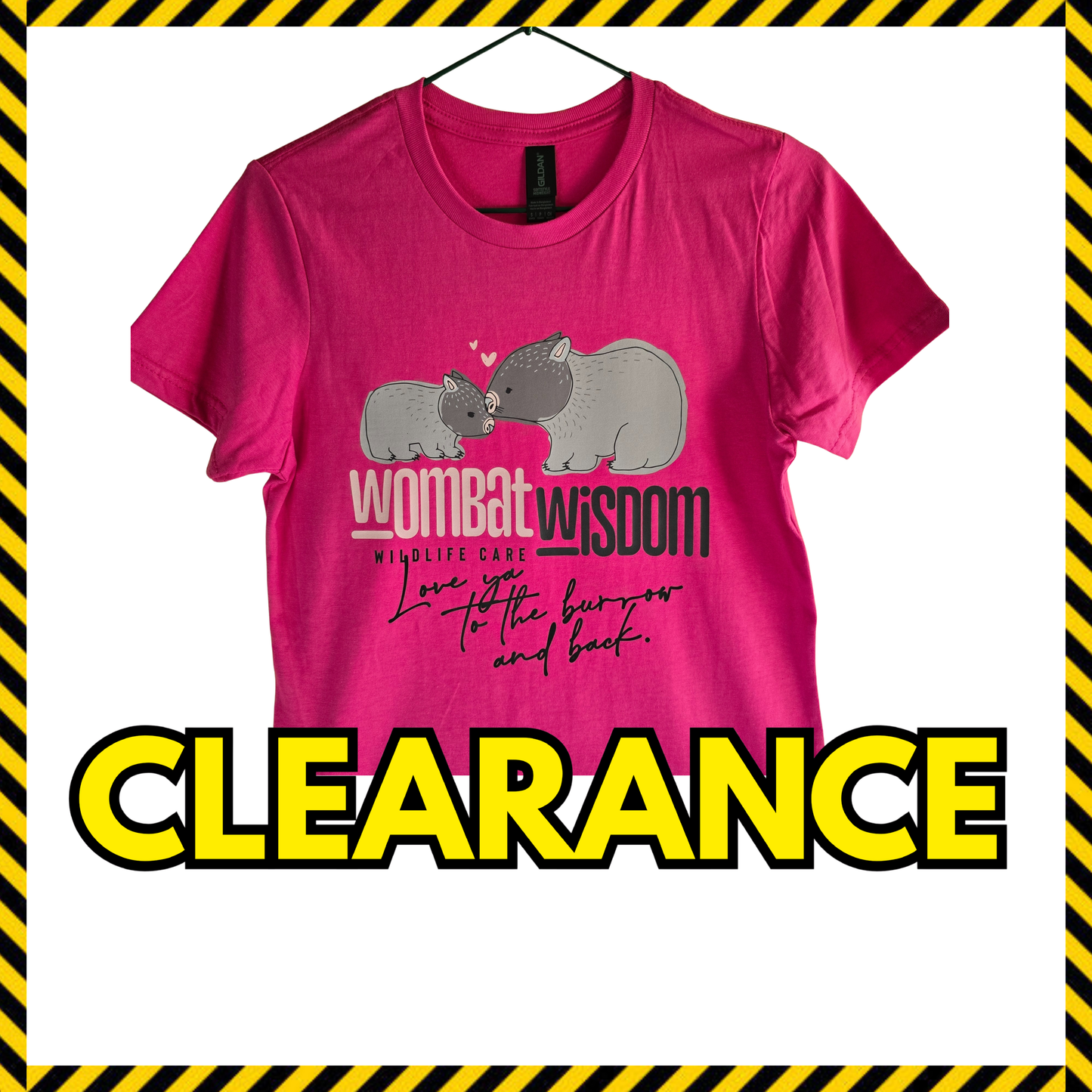(Clearance) Women's Love ya to the burrow& back" T shirts