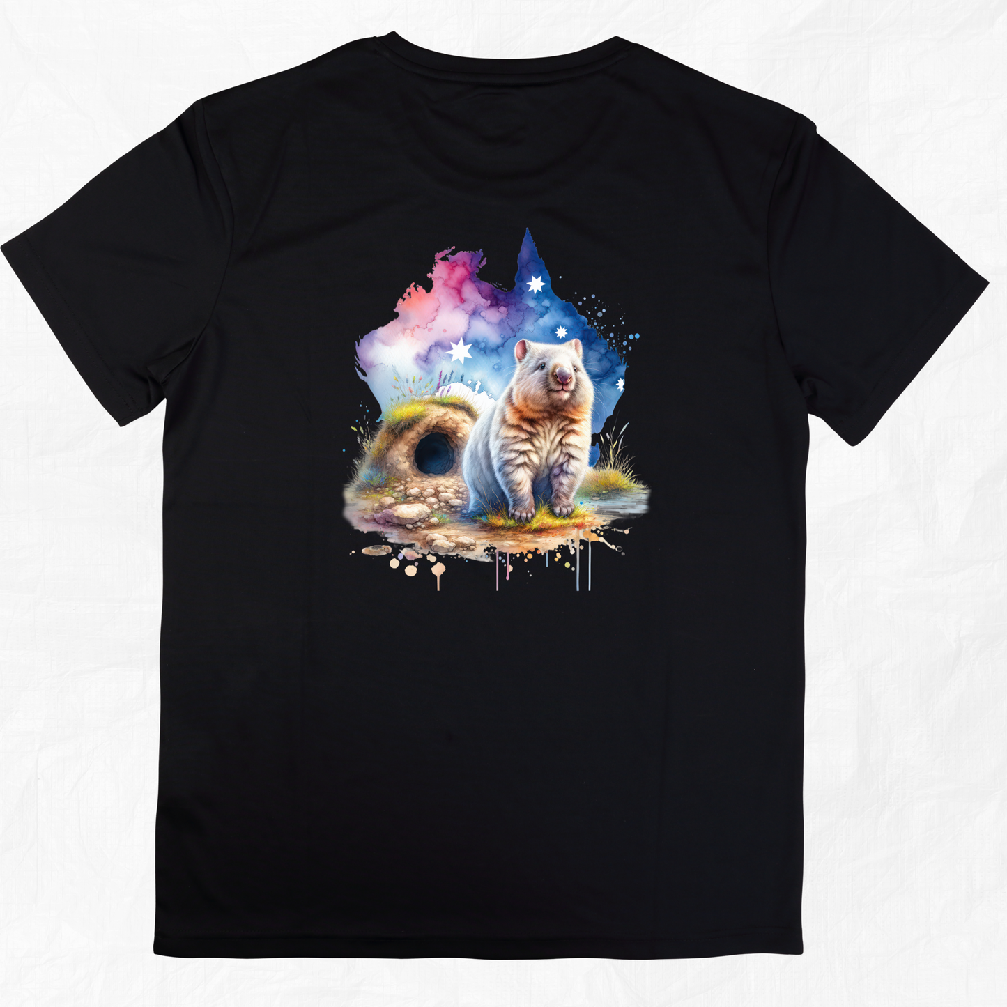 Aussie Spirit Wombat With Burrow Tee
