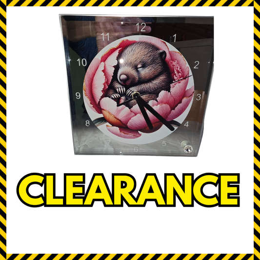 (Clearance) Wombat Wisdom Clocks