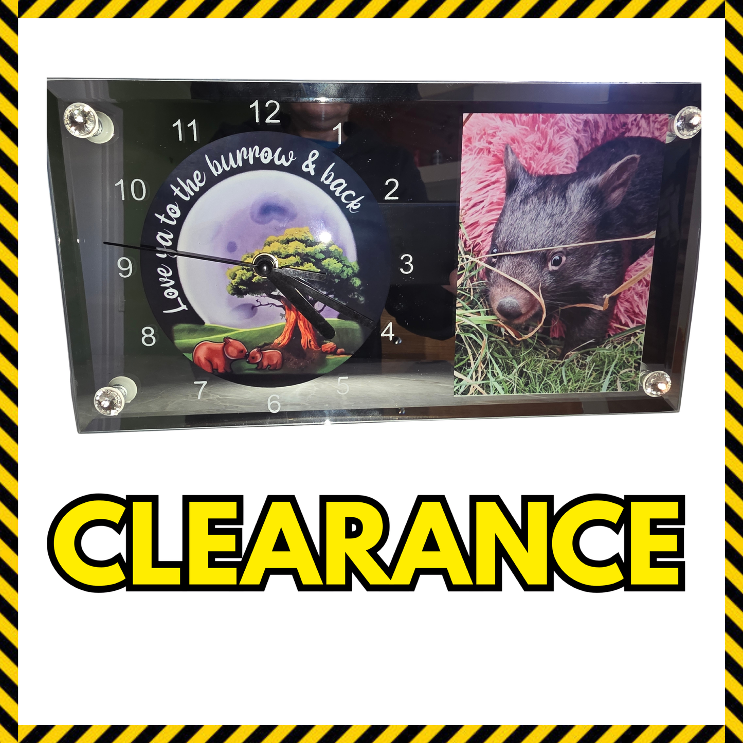 (Clearance) Wombat Wisdom Clocks