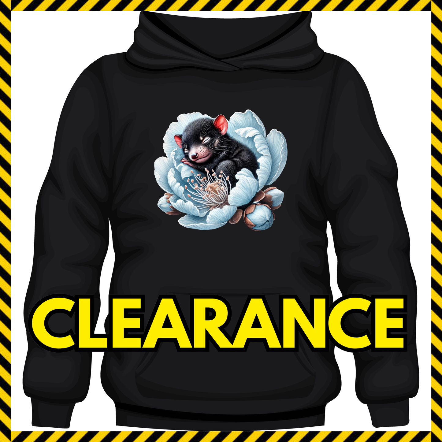 (Clearance) Flower Baby Tasmanian Devil Hoodie