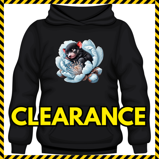 (Clearance) Flower Baby Tasmanian Devil Hoodie
