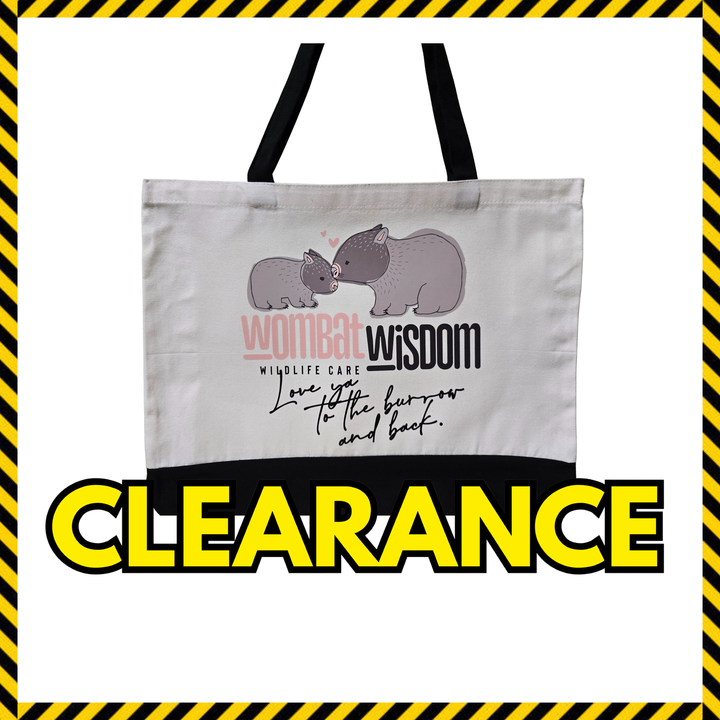 (Clearance) Large Cotton Tote Bag