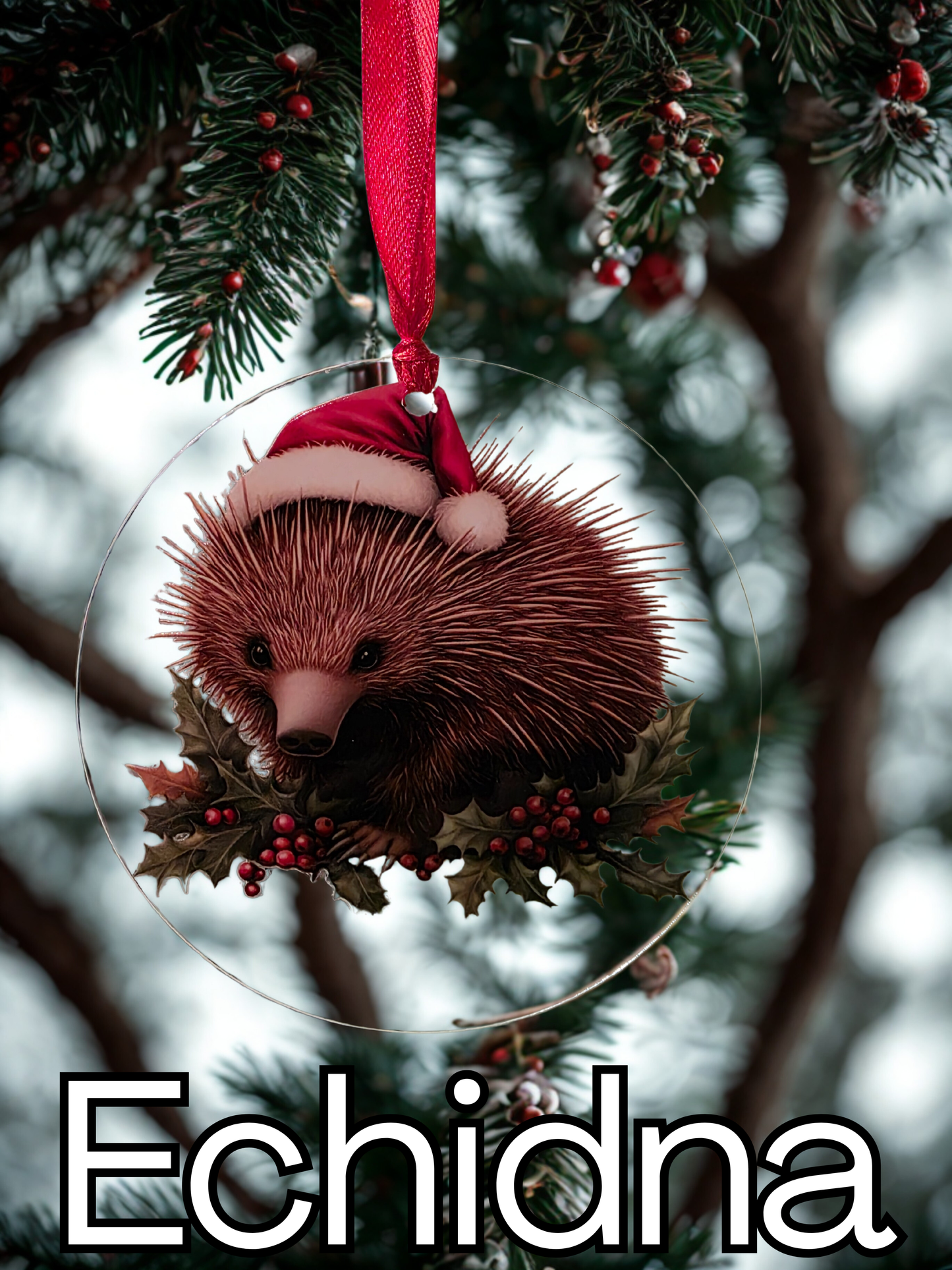 2D Flat Christmas Baubles